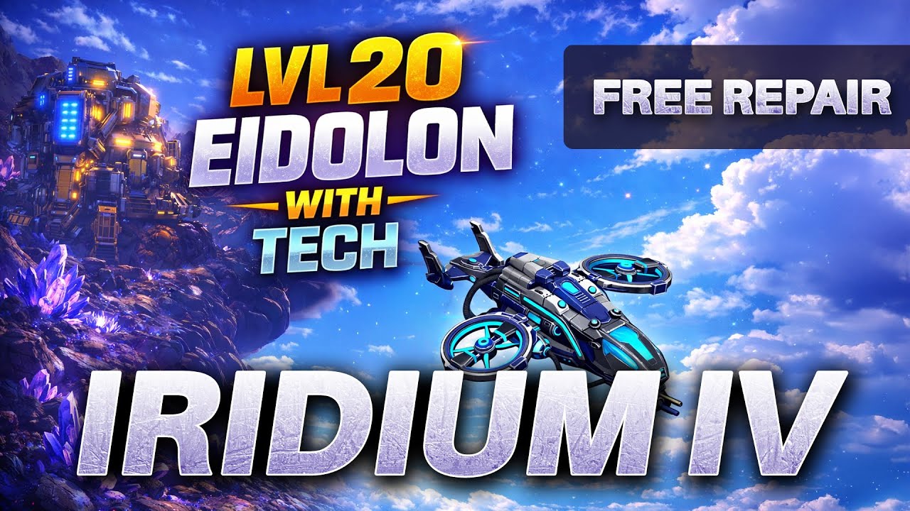 War Commander | LEVEL 20 Eidolon Showcase | Iridium IV | NO BUGS or GLITCHES
