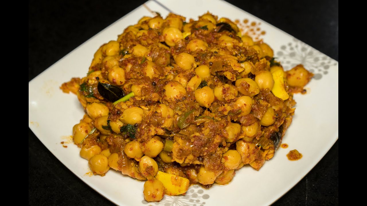 ತುಳು Kadle Aajadina ಕಡ್ಲೆ ಸುಕ್ಕ/ಆಜಾದಿನ Chana/Chickpeas Sukka 4K Tulu Recipe CountNCook