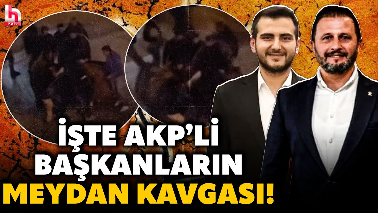 UTANÇ ANLARI! AKP'li başkanlar sokak ortasında birbirine girdi, kavga emniyette bitti! İşte o anlar!