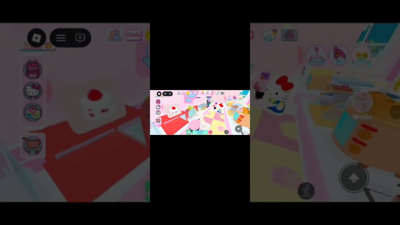 Playing hello kitty cafe on Roblox!!!!!