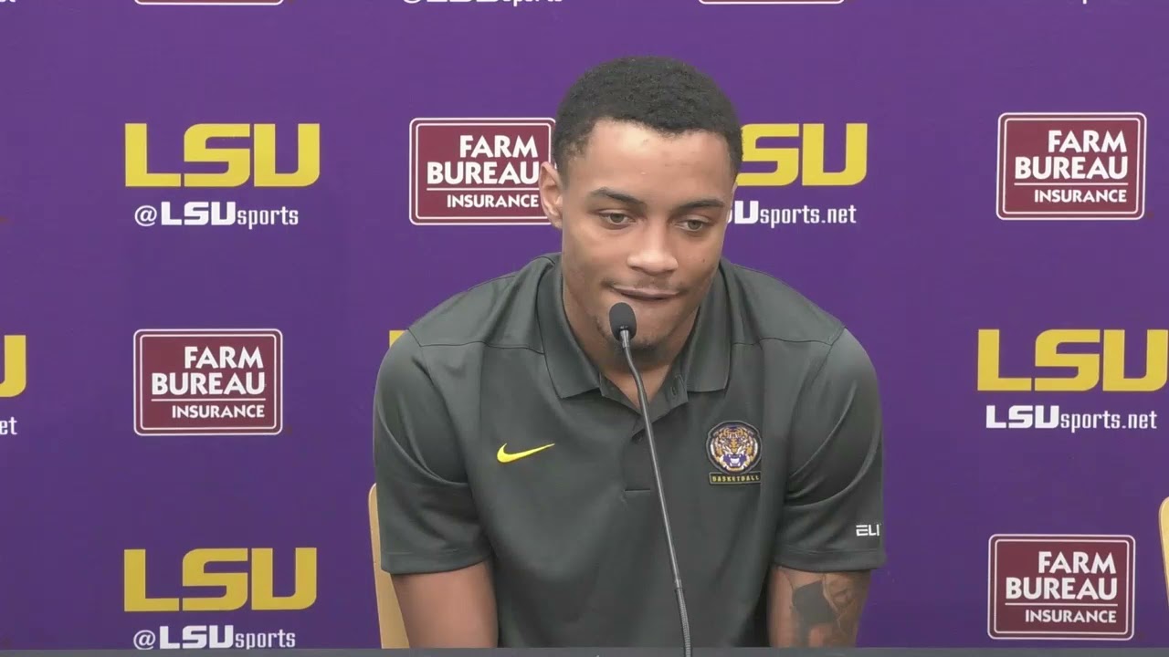 LSU basketball guard Xavier Pinson interview