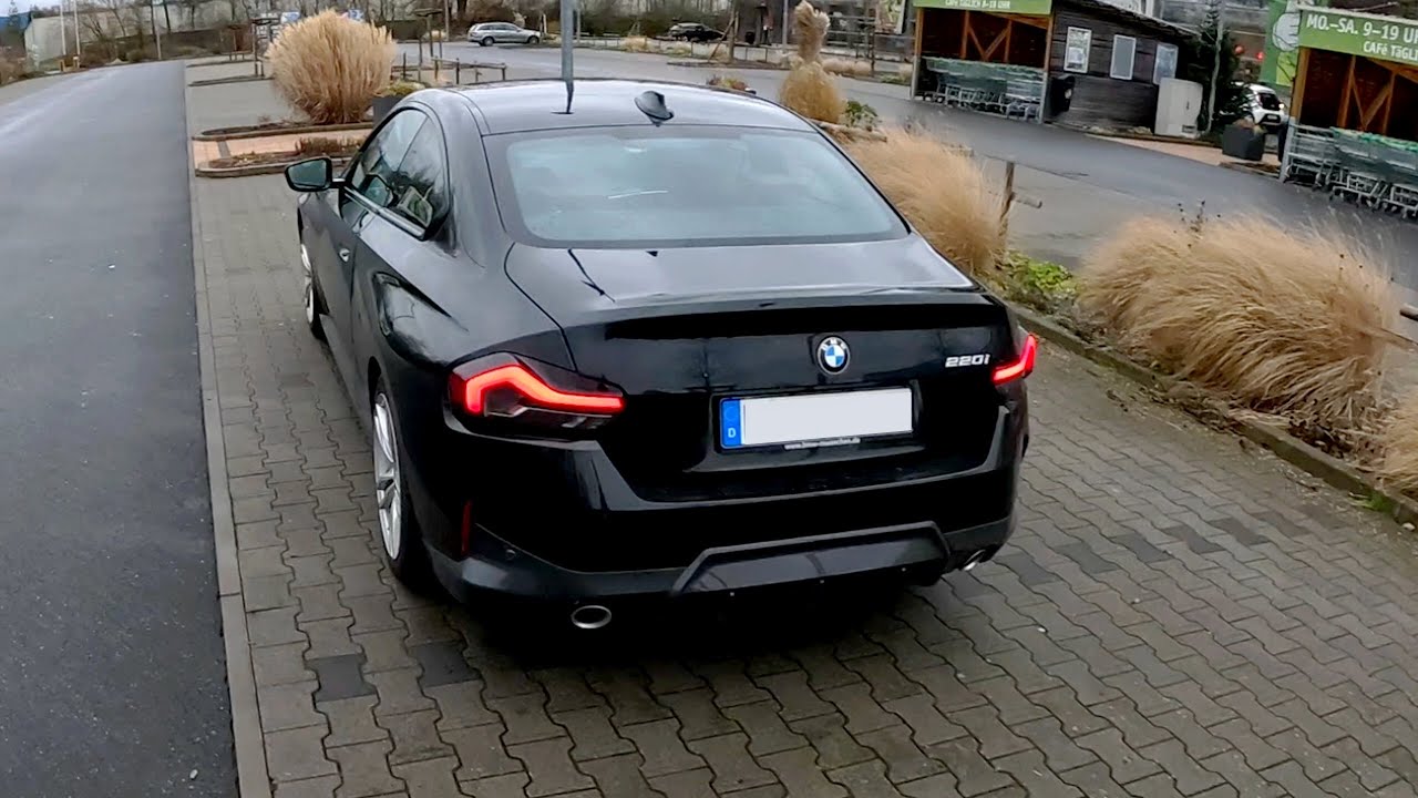 2022 BMW 220i Coupe 184 PS Top Speed Autobahn POV Drive 