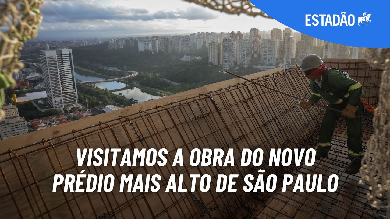 Como será o prédio mais alto de SP? Entramos nas obras do 1º arranha-céu a passar de 200 m na cidade