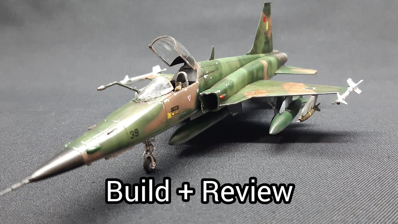 11. F5E Tiger II 172 hobby boss kit build + review