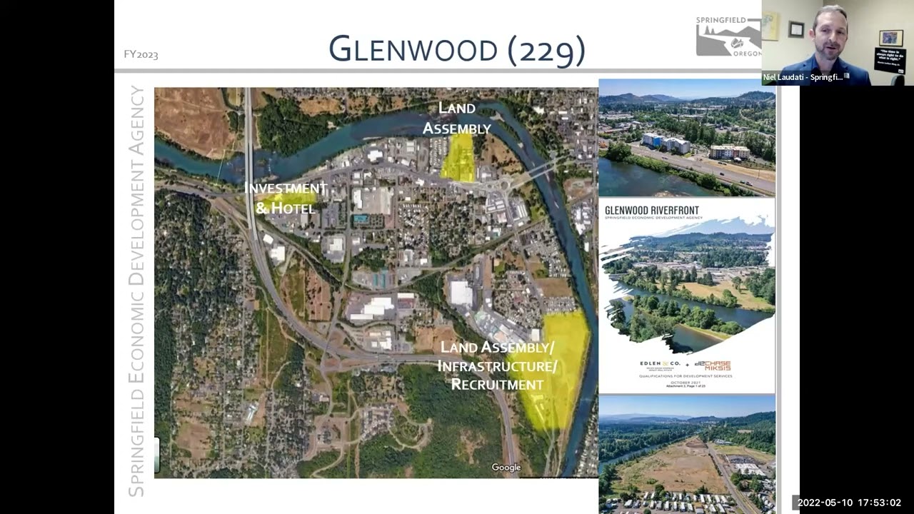 May 10th, 2022 - FY23 Springfield Economic Development Agency (SEDA) Budget Committee