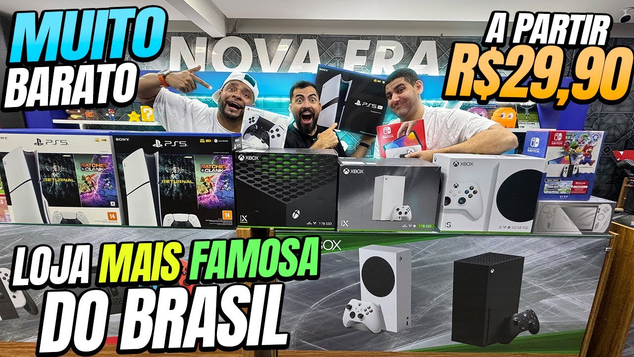 LOJA NOVA ERA! O MAIOR FORNECEDOR DE GAMES, ACESSORIOS EM GERAL E PC GAMER DA SANTA IFIGÊNIA - SP