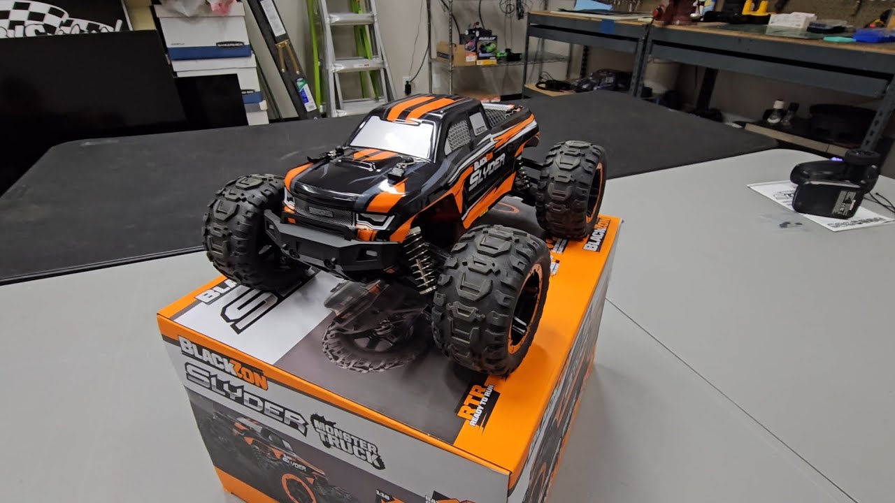 Blackzon Slyder MT by HPI overview, speed run and track fun!