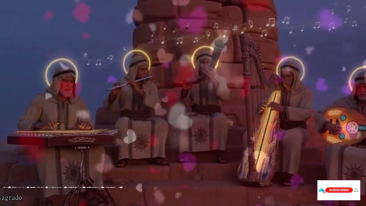 Cánticos De David Y Shofar En Jerusalén Ante La Presencia Viva De Adonai Con Música Del Templo