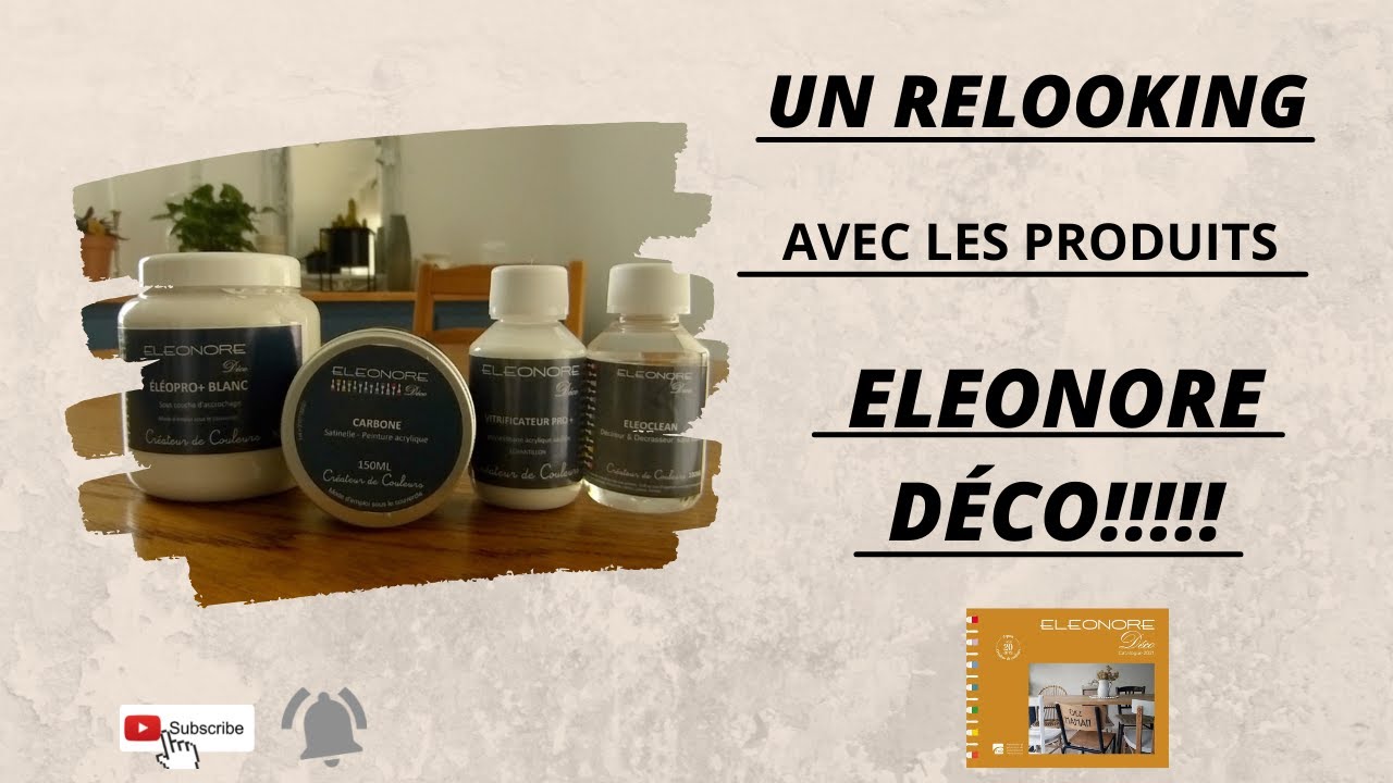 Un relooking avec les produits Eléonore Déco....
