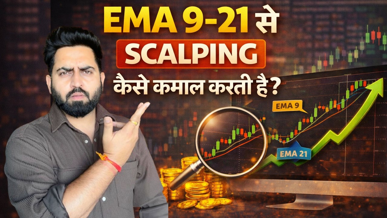 Scalping using 9-21 EMA Strategy on Nifty I Lemonn