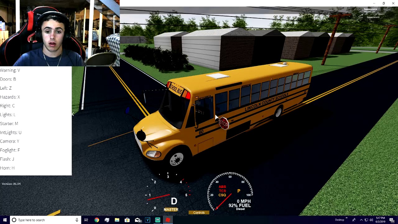 ROBLOX SCHOOL BUS SIMULATOR, USING THE C2