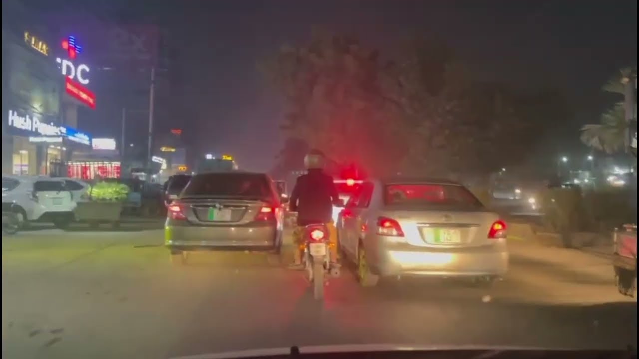 Night view Jaranwala road Faisalabad , Susan road Madina Town Faisalabad , @Trip905