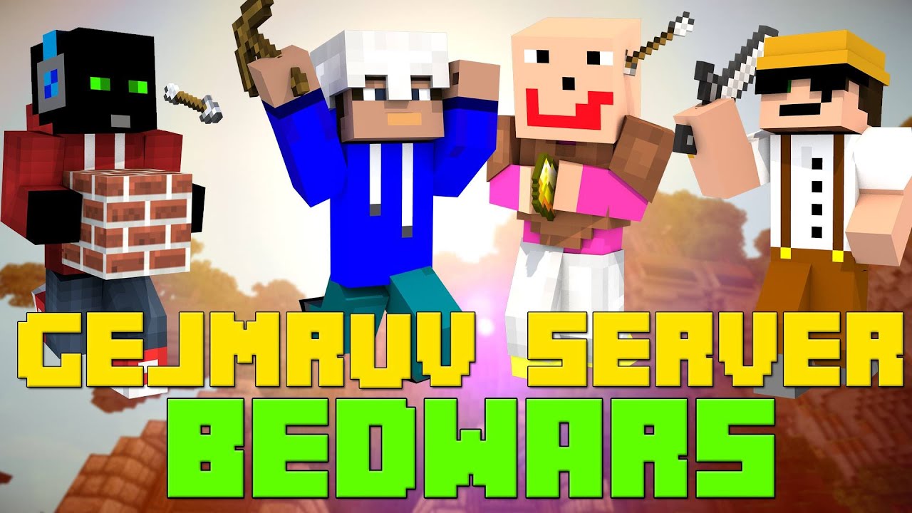 MarweX zradil Kůču! :( ►Minecraft Mini hry◄ GEJMRŮV SERVER #12 BedWars = Annihilation a Skywars