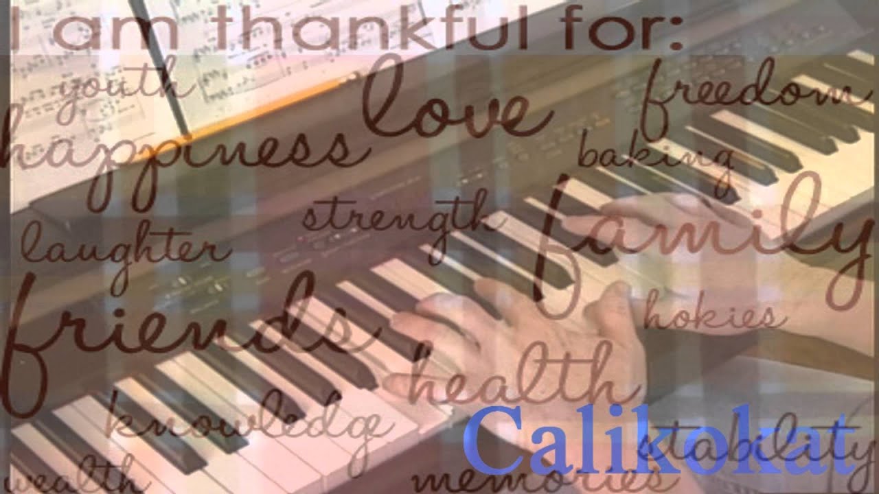 Thankful - Josh Groban - Piano