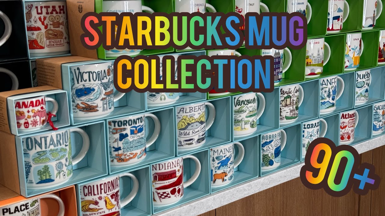 STARBUCKS MUG COLLECTION 90+ MUGS #mugcollection #starbucks #starbucksmug #coffeemug