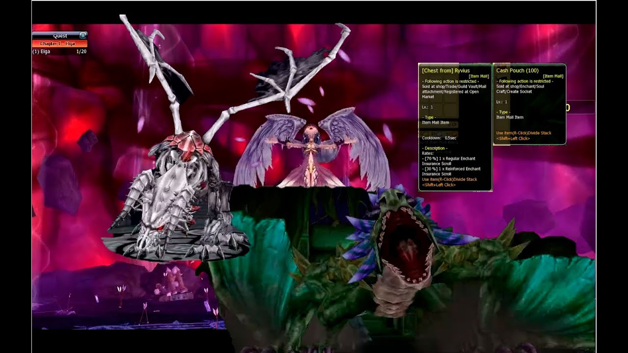 Dragonica Lavaloon Awakens - Bone Dragon - Paris - Ryvius Runs