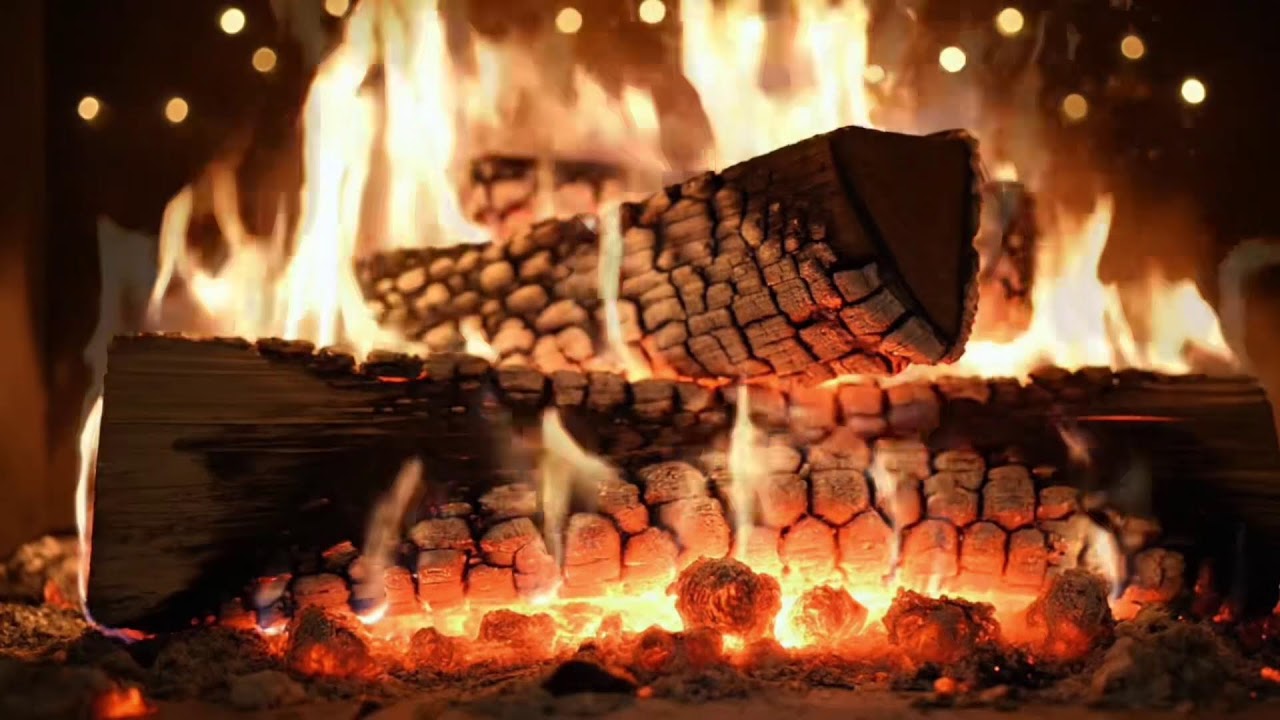 Fireplace Sounds for Sleep & Study 🔥 Soothing Piano Music for Cozy Winter Nights (10H)