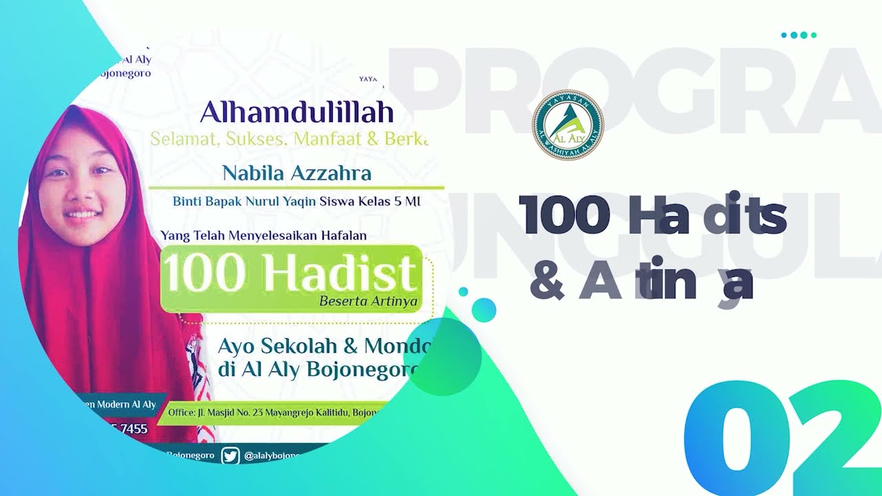 Penerimaan Santri Baru (PSB) Pesantren Modern Al Aly 2022/2023