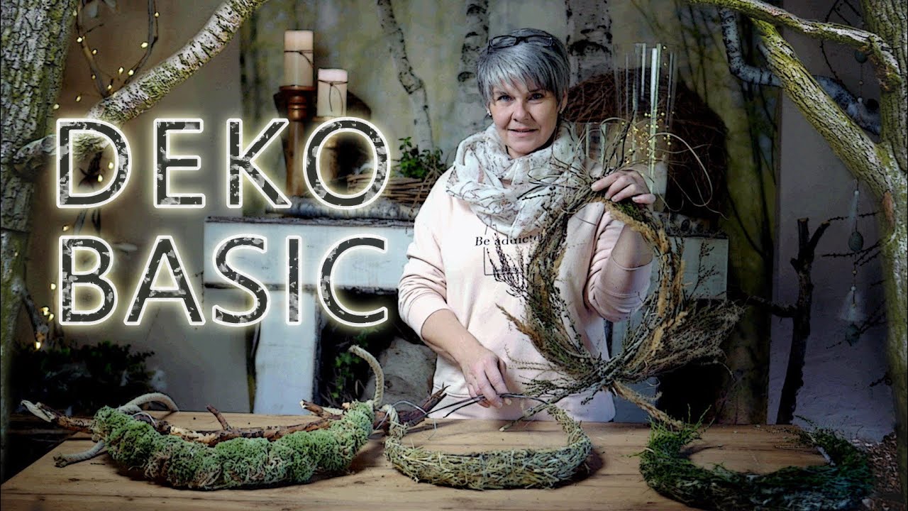 Natürliche DEKO BASIS in SICHELMOND Form 🌙 