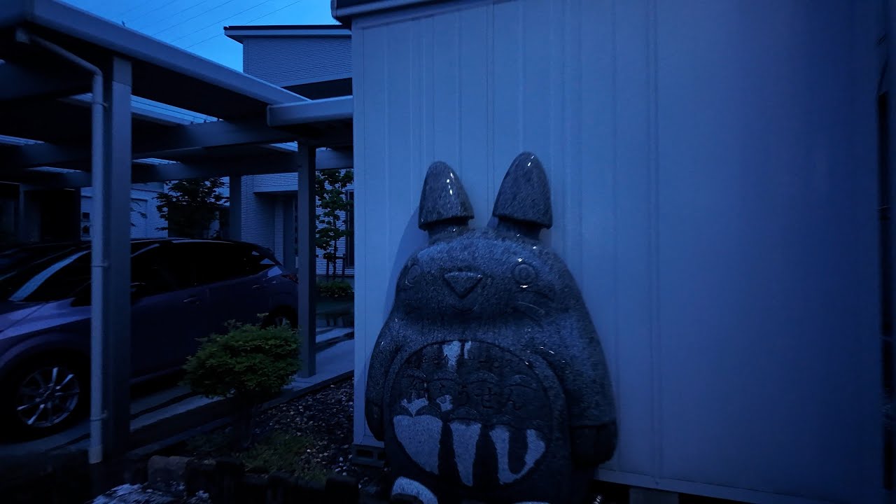 4K 雨の岩瀬校下散歩 Japan