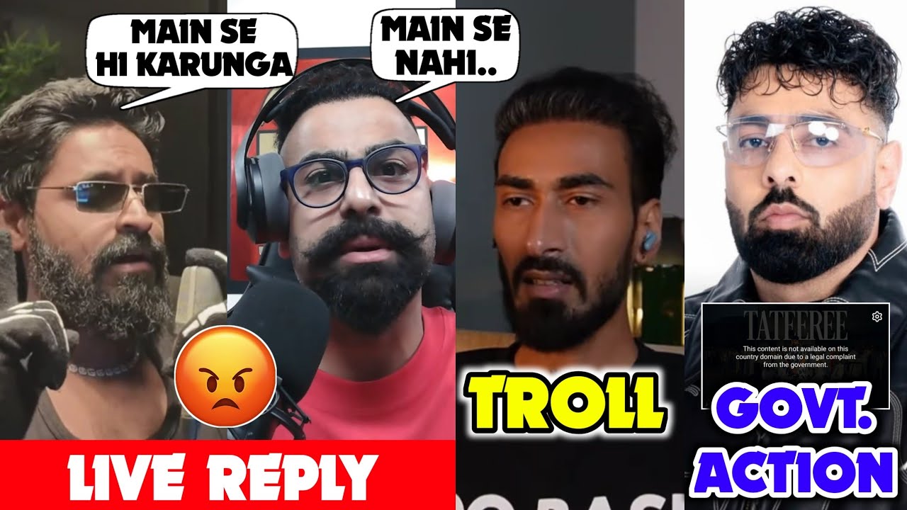 EMIWAY LIVE ANGRY REPLY | BALI REPLY  & TROLL MUHFAAD | BADSHAH TATEEREE SONG REMOVED BY GOVERNMENT