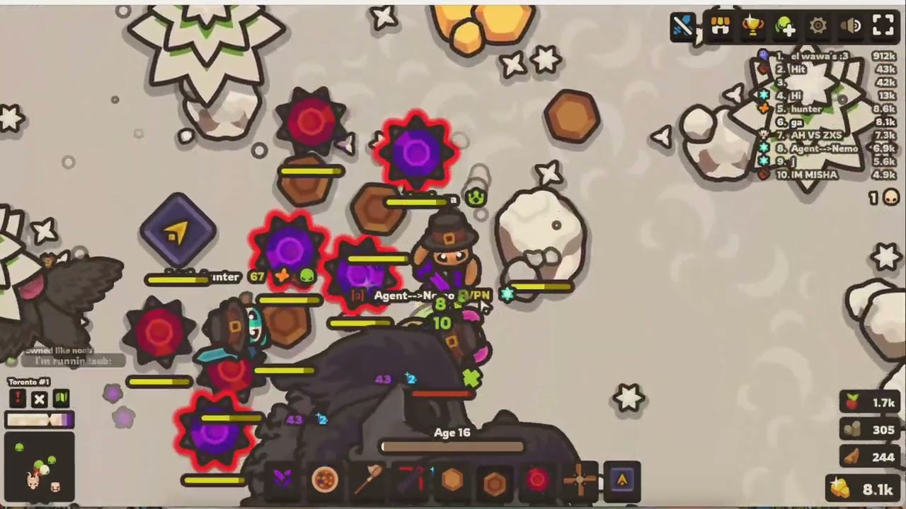 Taming.io 1v1s and kills