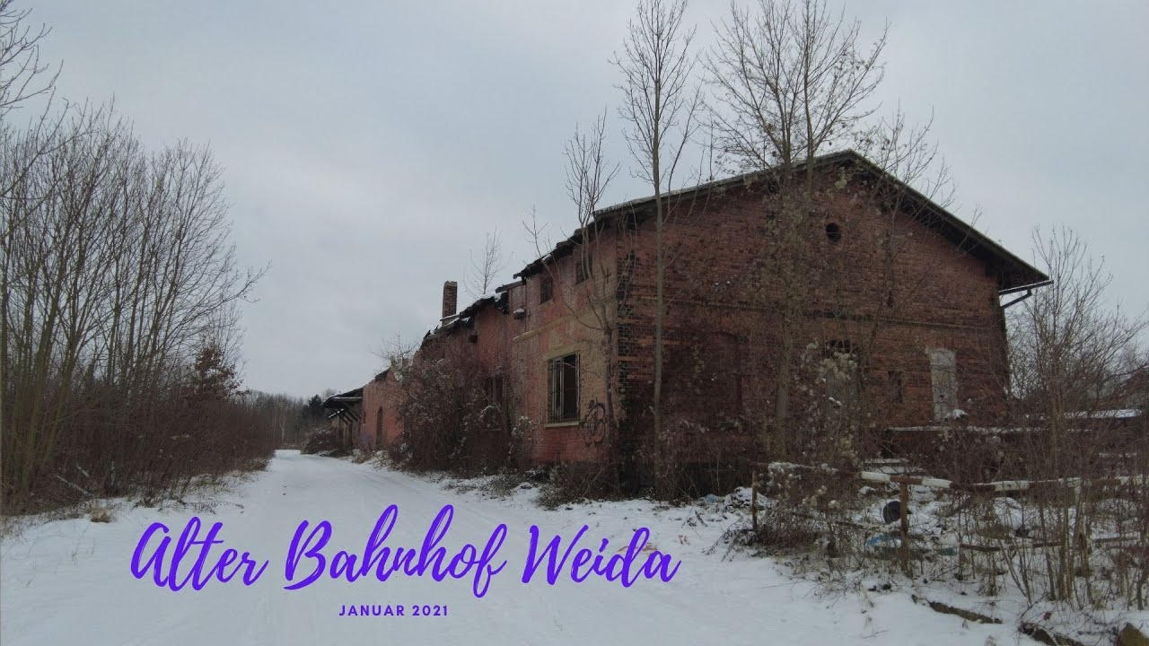 Alter Bahnhof Weida - Lost Place mit der DJI Mavic Air 2 (4K)