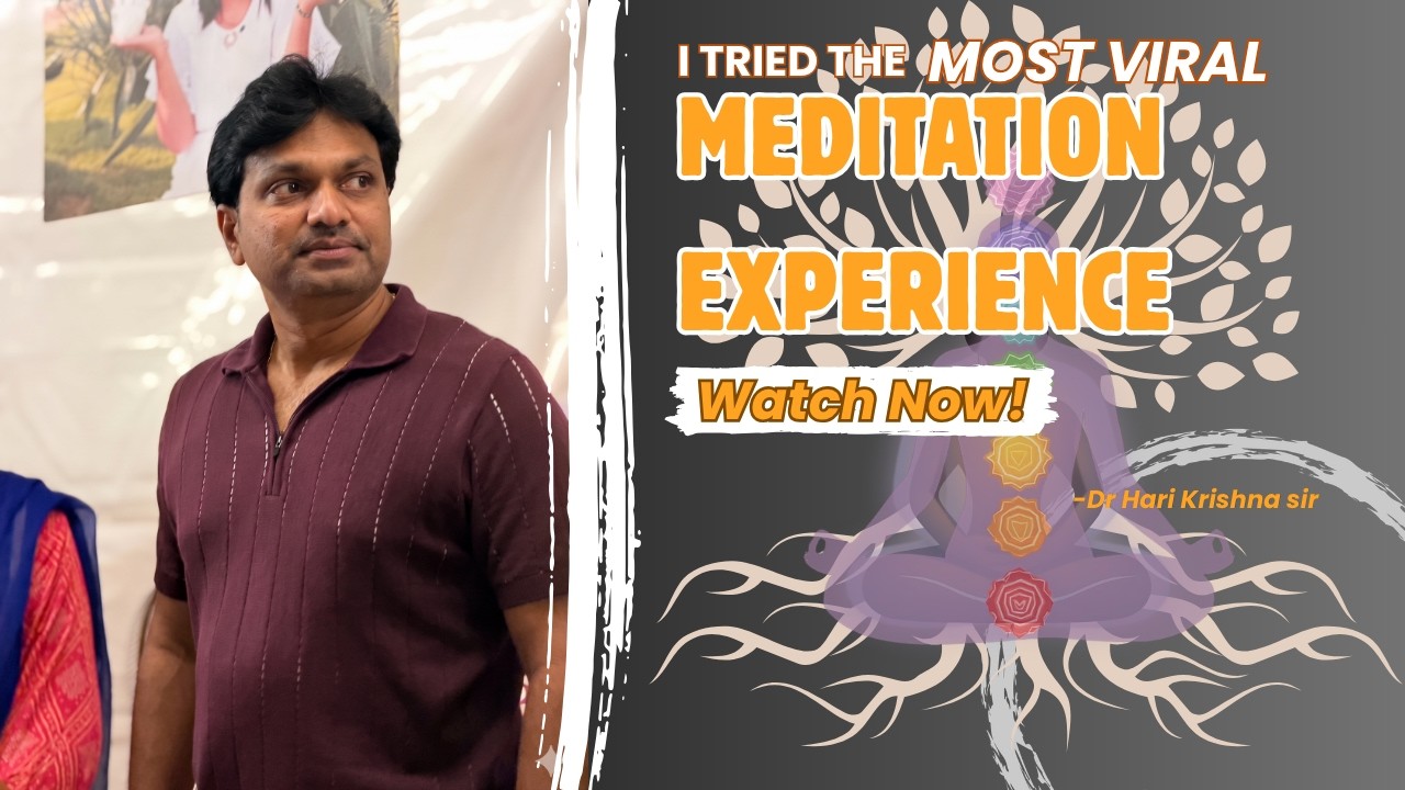 meditation experience with Dr Hari Krishna sir Golden Age Spiritual Movement