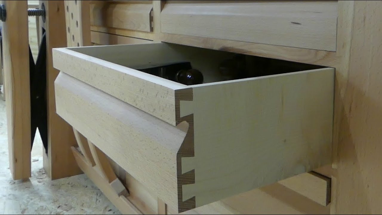 Fabrication des tiroirs de l'établi