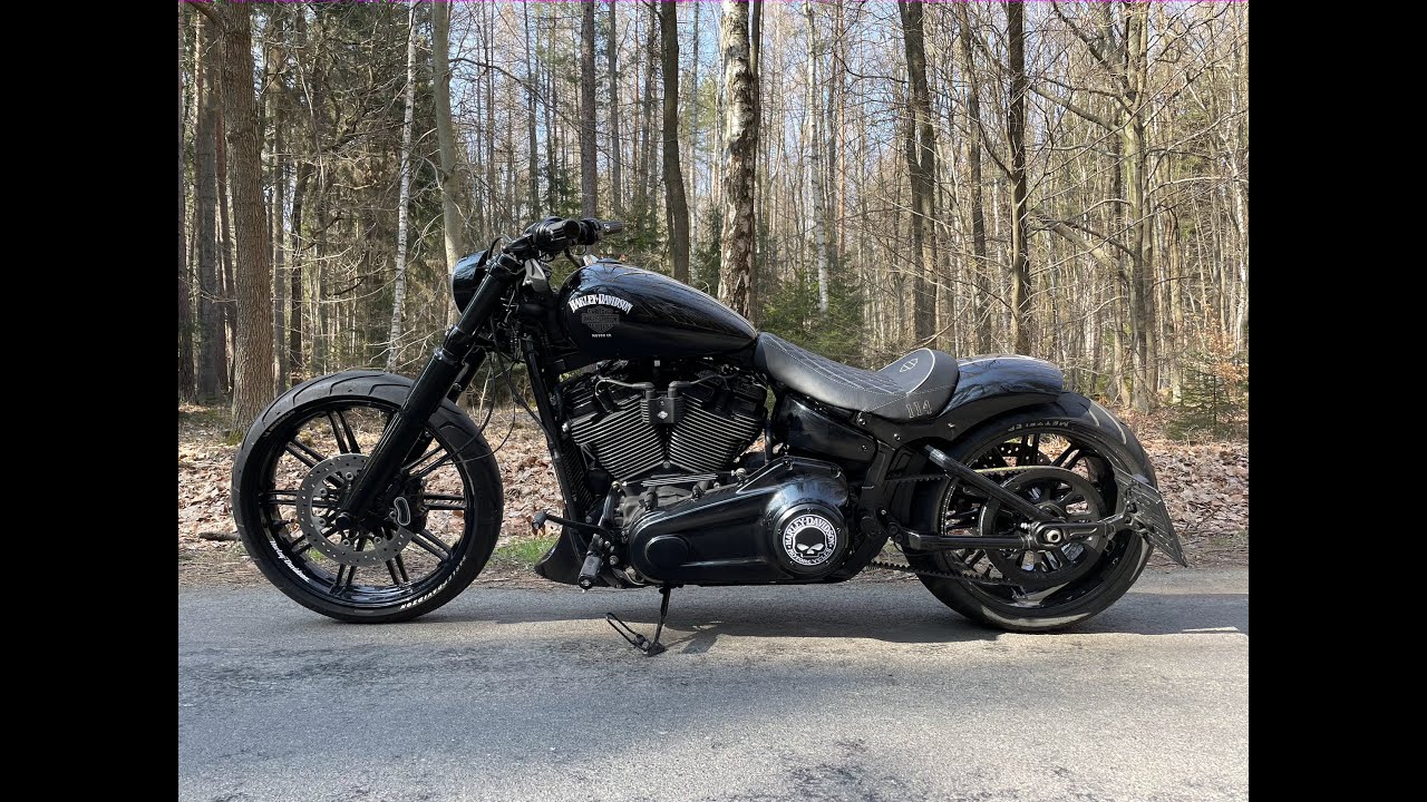 Harley Davidson Breakout-Look-Start UP-Highway Ride-Sound Test