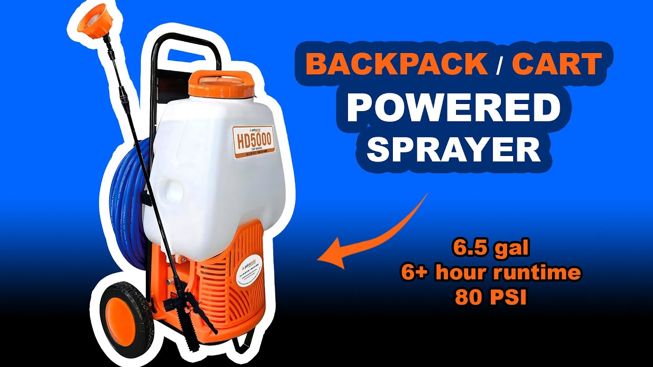 Never Pump Again! | Petra HD5000 powered sprayer