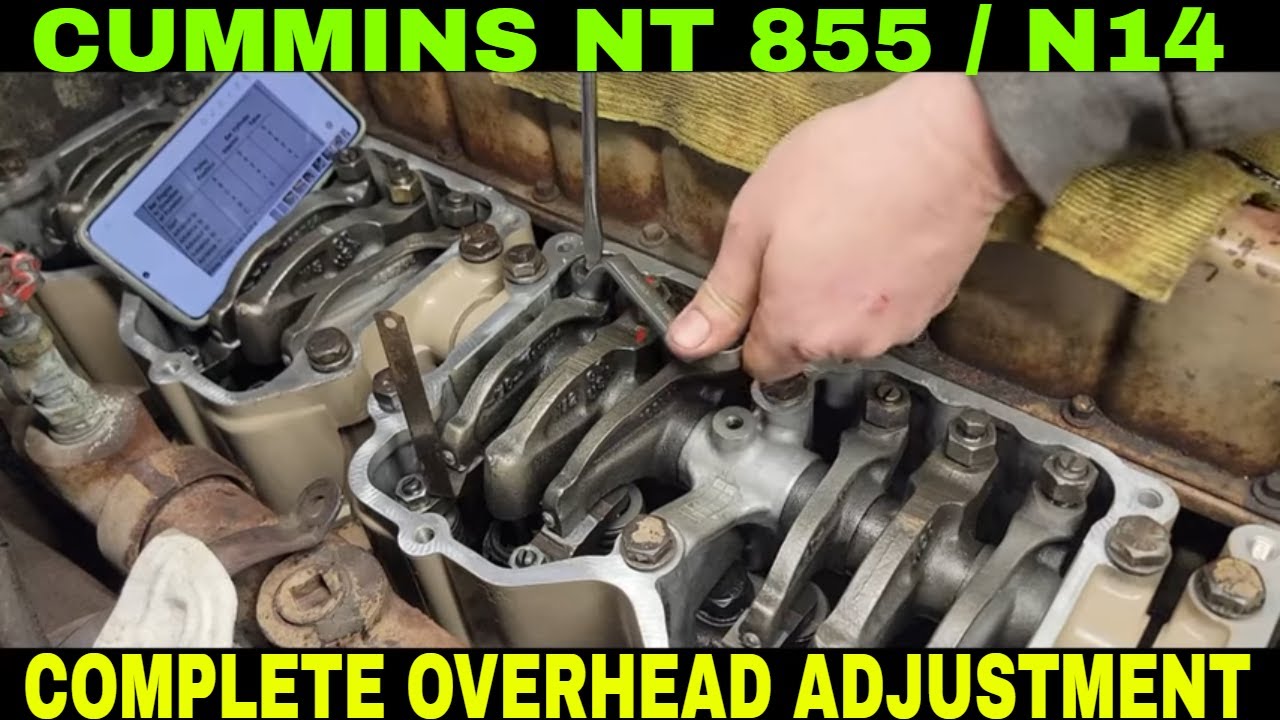 CUMMINS NT 855 / N14 COMPLETE OVERHEAD INCLUDING ROCKER INSTALL