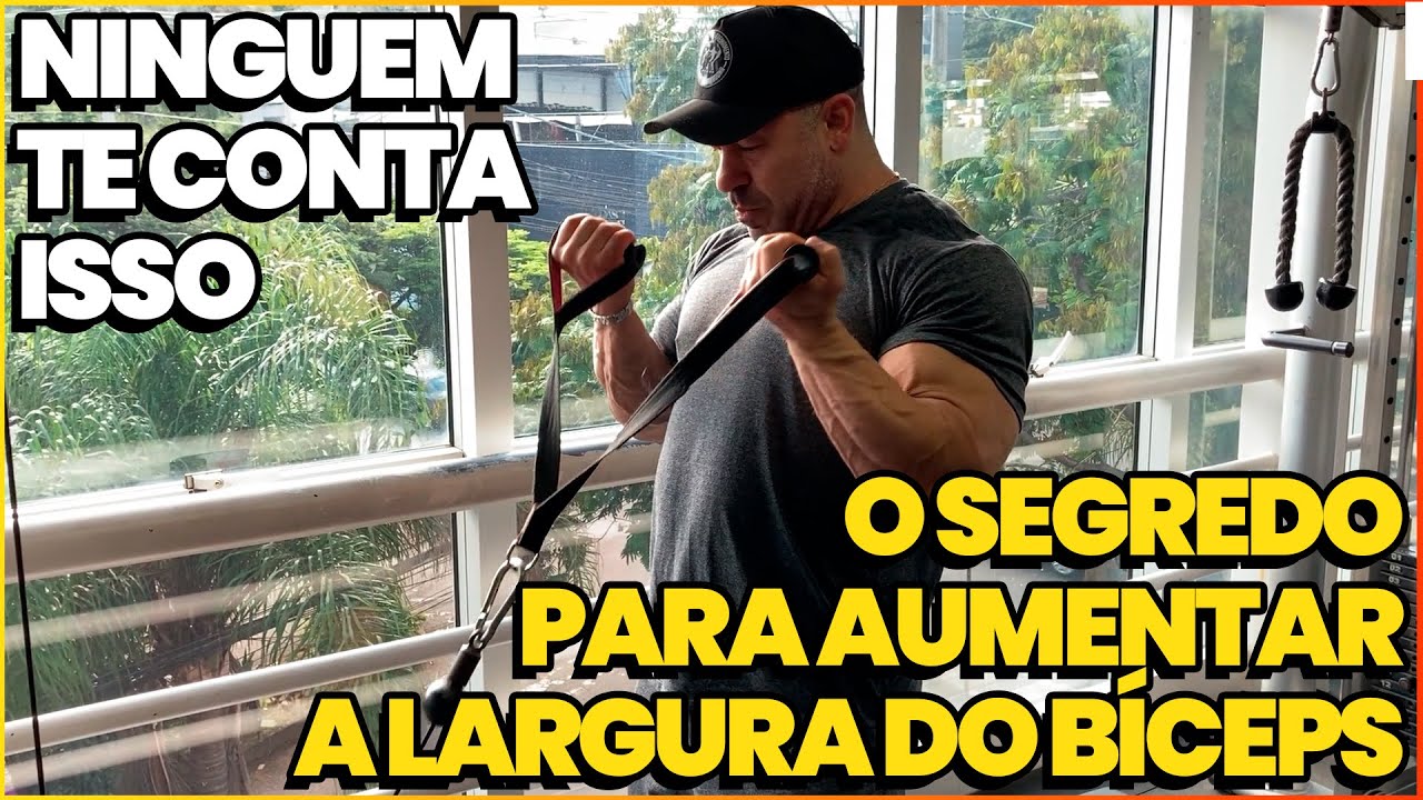 BÍCEPS FINO? VOU TE CONTAR O SEGREDO PARA AUMENTAR A LARGURA DELE
