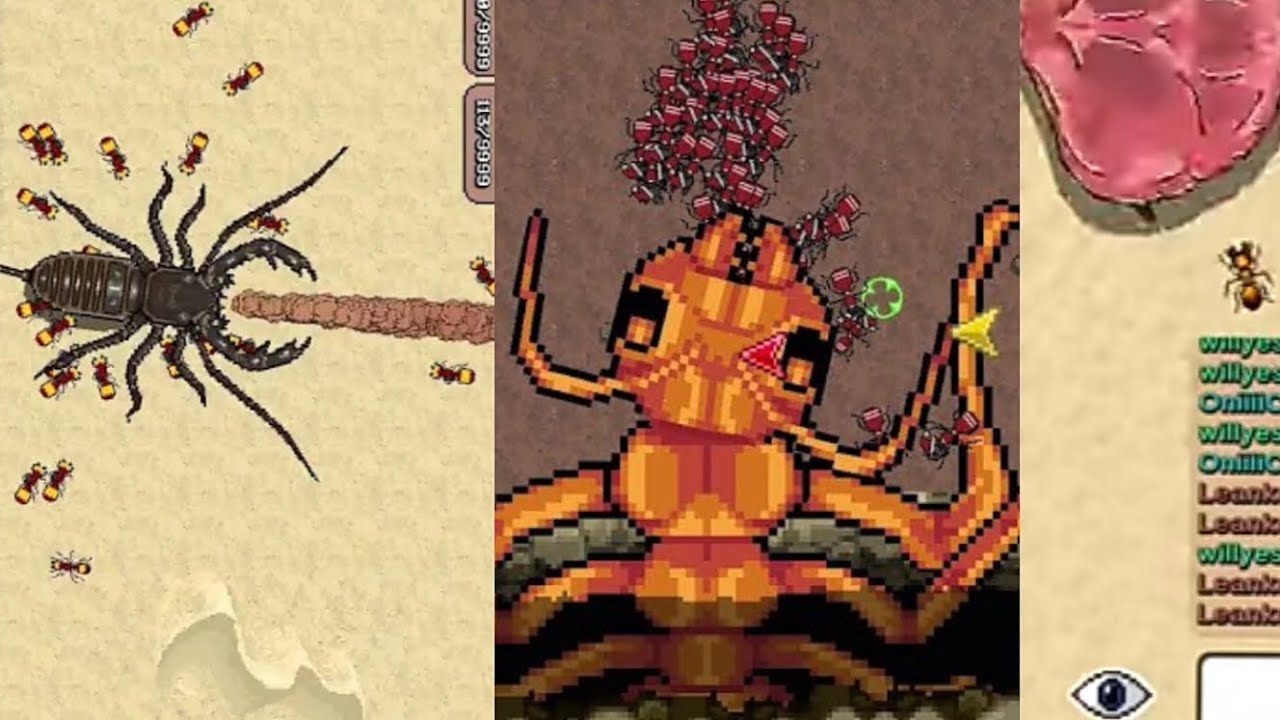 معسكر النمل كل الزعماء بالتفصيل pocket ants