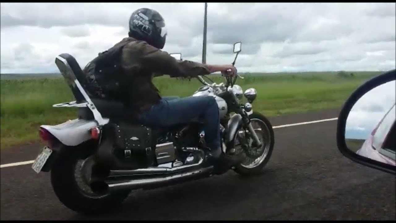 Drag Star 650. Rodovia DF 250