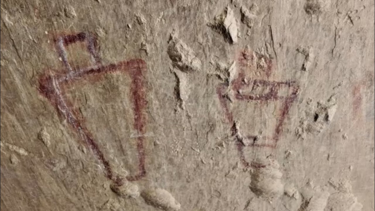 Forgotten Places, Hidden Cave With Barrier Canyon Style Pictographs, Nine Mile Canyon, Utah