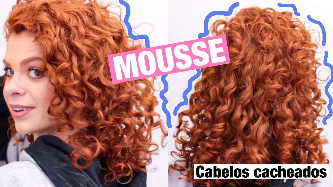 Finalizaçao com mousse- para cabelos cacheados e ondulados. VOLUME + DEFINIÇÃO + DURABILIDADE