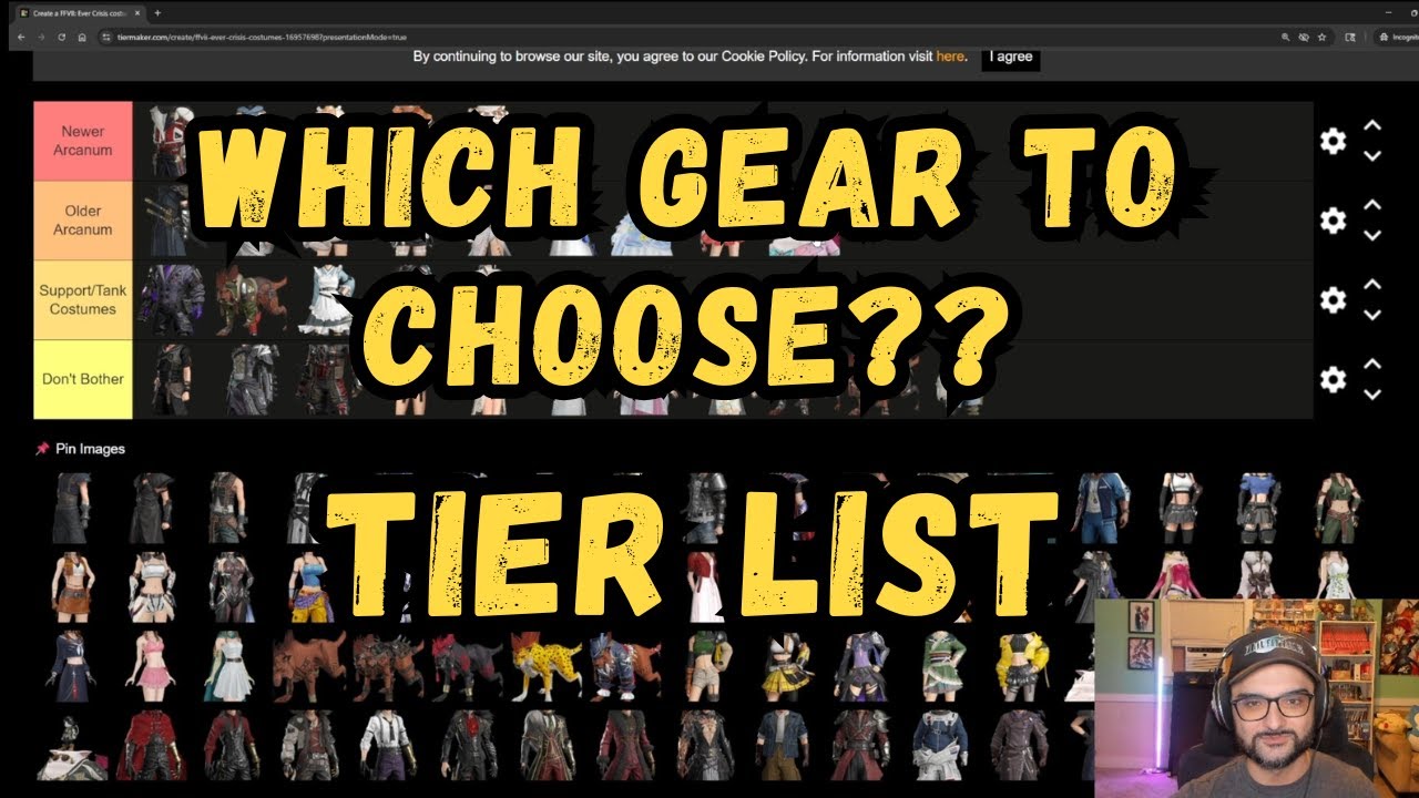 My Tier List for the 2nd Year Anniversary Gear Voucher! - FF7 Ever Crisis