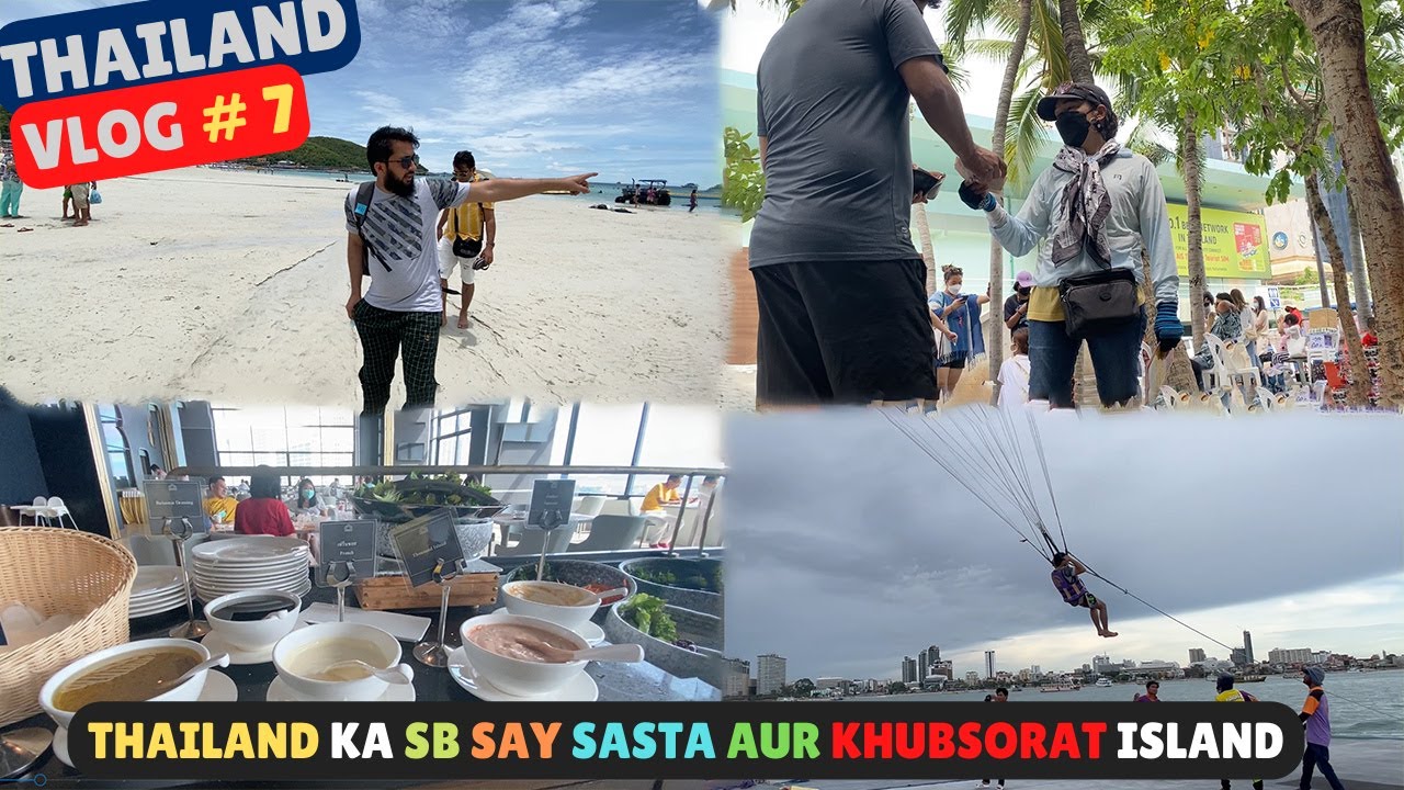 Kohlarn Island Amazing Beach And Activates | Pattaya Thailand Tour Places | Breakfast Thai Hotel