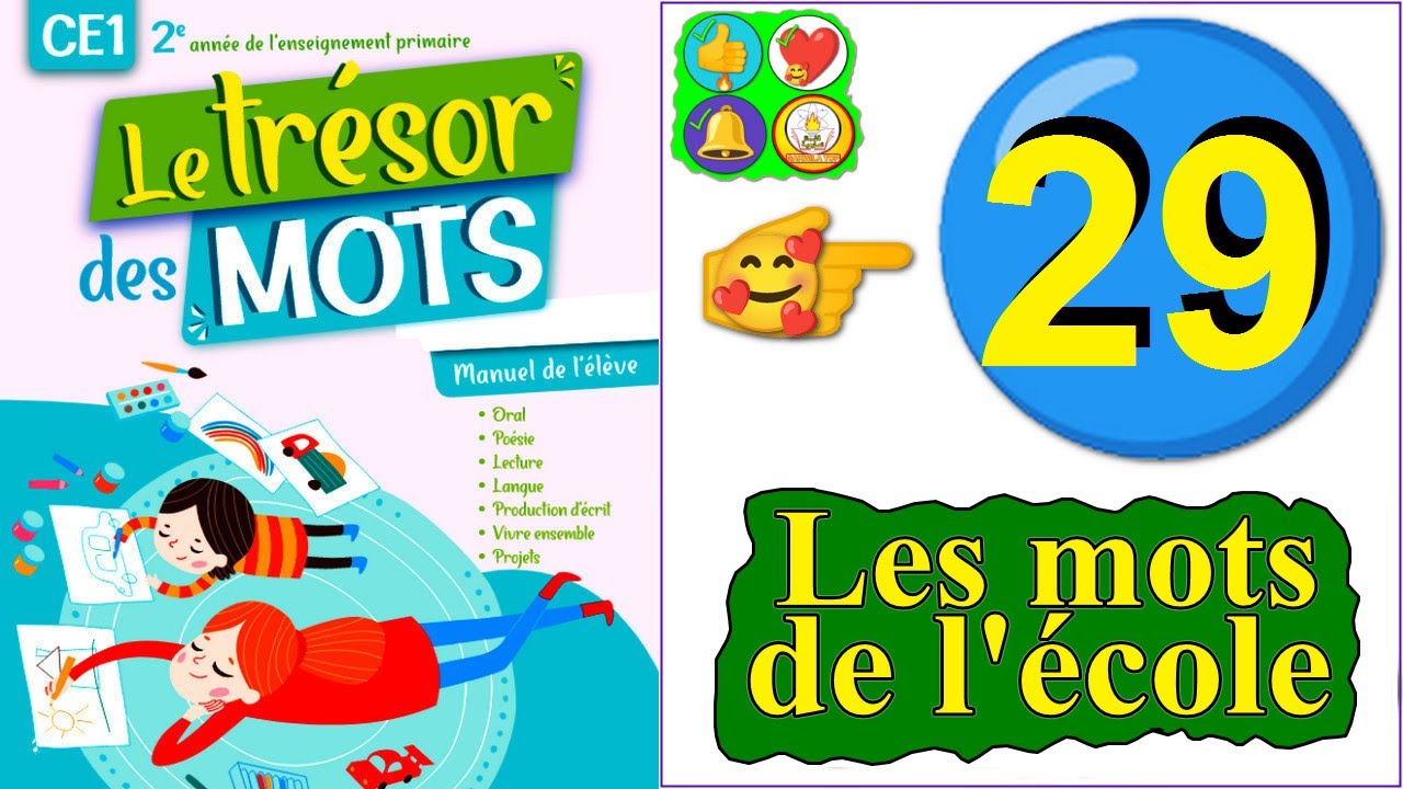 le trésor des mots CE1 page 29 #maths