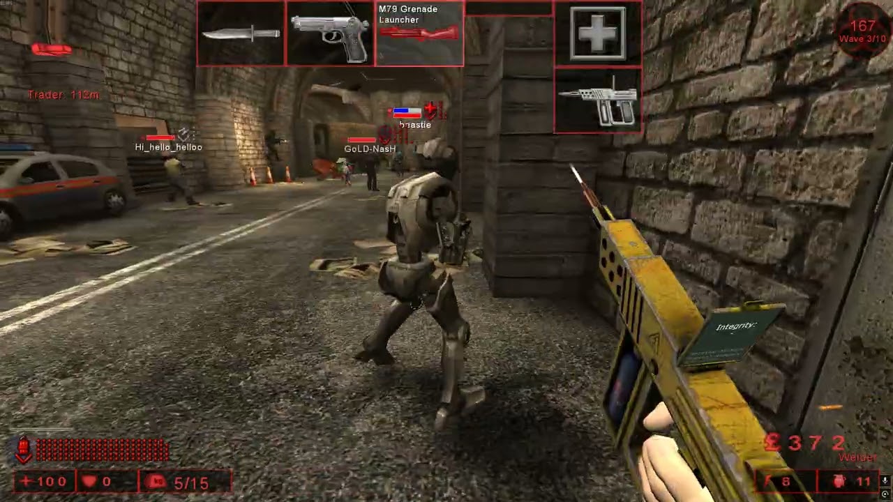 Killing Floor 1 | KF-Tunnel War | Demolitionist (Waves 1-10)