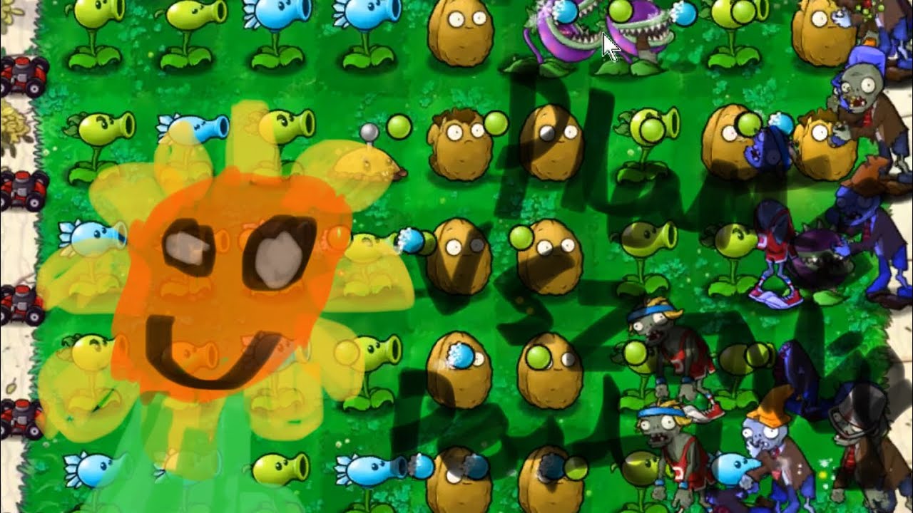 Haroon play Plants vs Zombies It's about killing Zombies #1