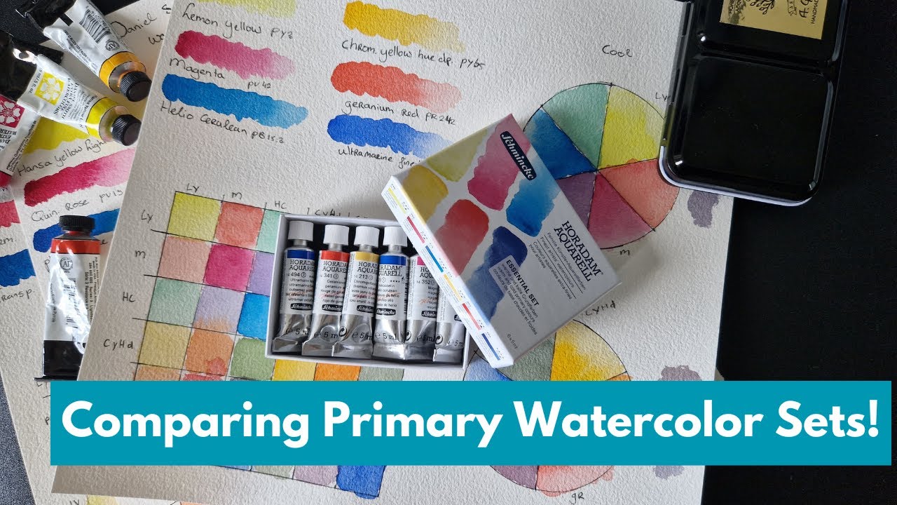 Schmincke Watercolor Essential Set vs Daniel Smith vs A. Gallo