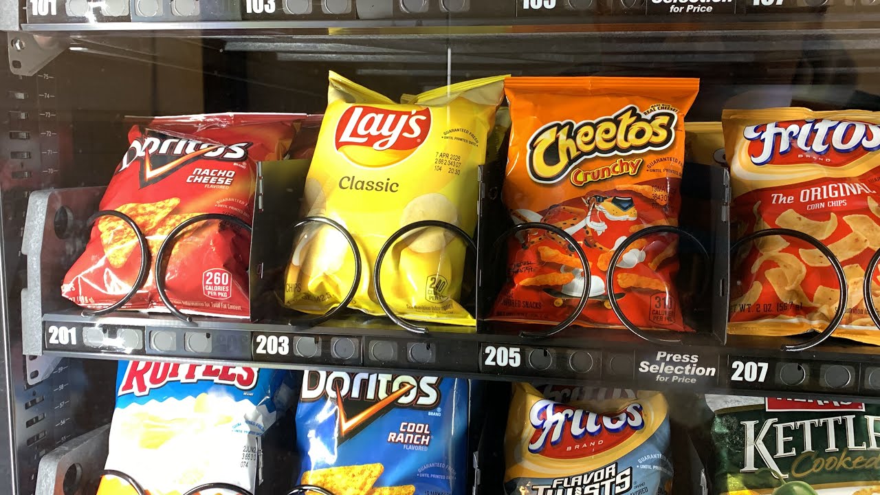 The V3 snack touch screen vending machine at Art Gallery Building