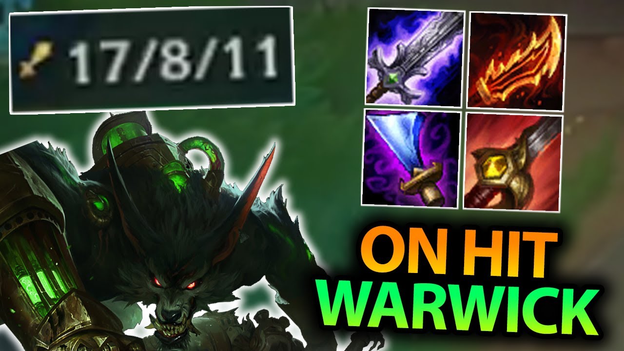 CAN THIS ON HIT WARWICK BUILD BE STOPPED? FULL ON HIT WARWICK JUNGLE SEASON 7 - League of Legends