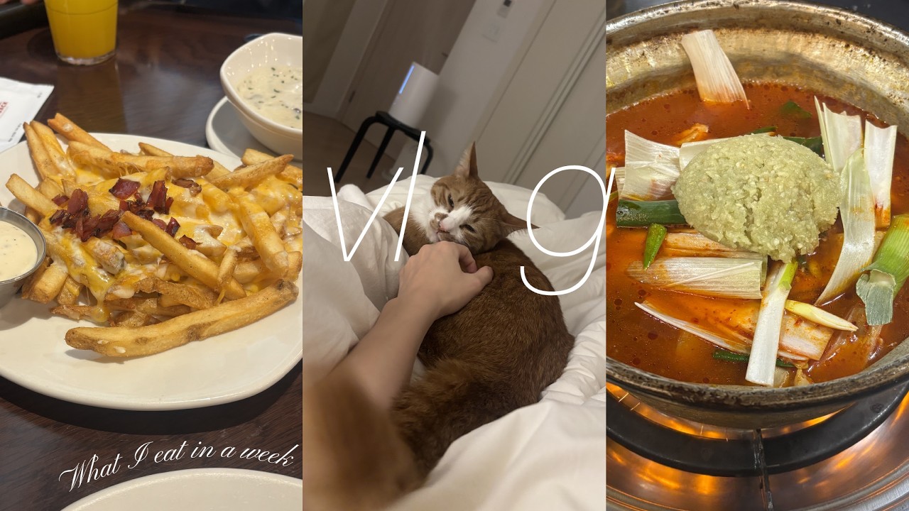 2월 먹기록 vlog. 안어울리게 자극적인거 많이 먹었당🔥