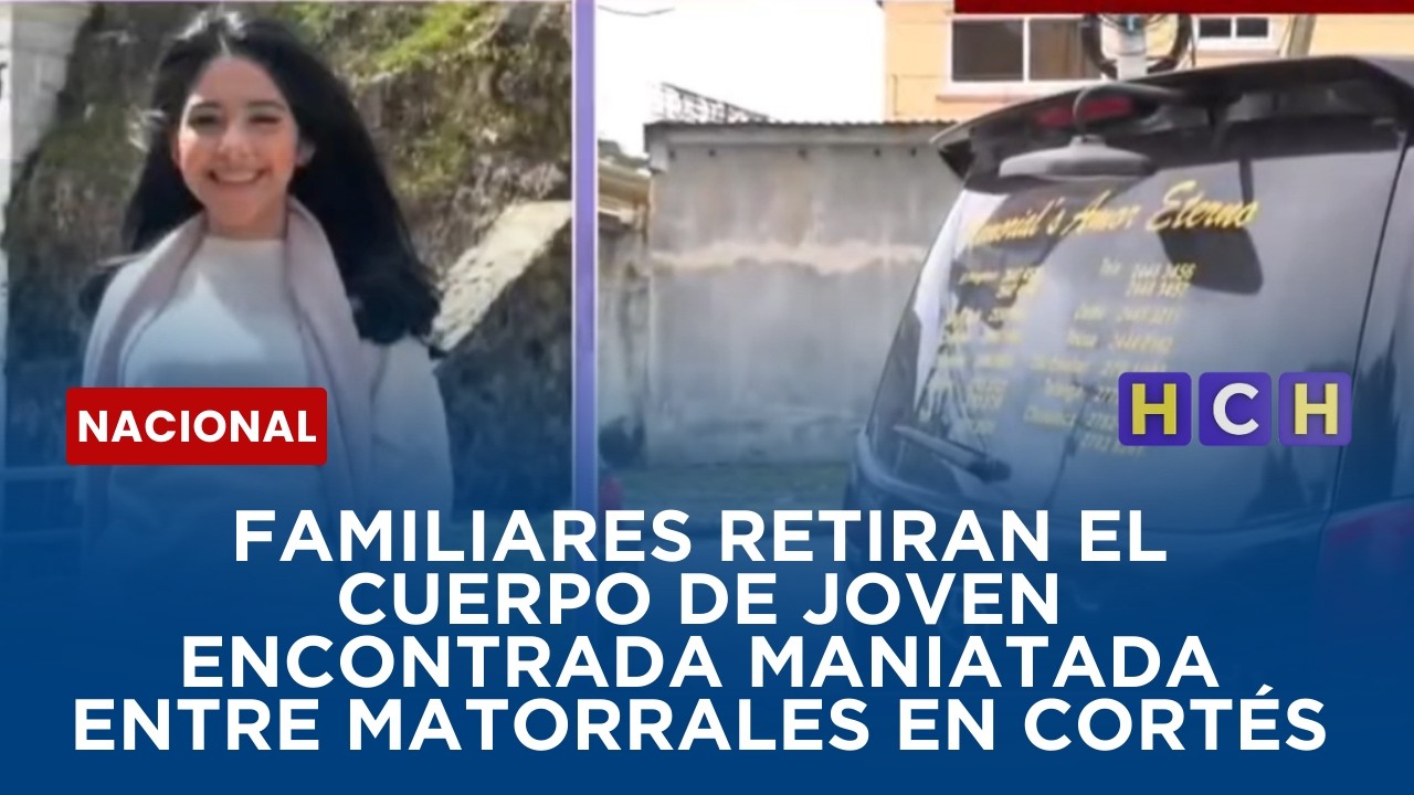 Familiares retiran el cuerpo de joven encontrada maniatada entre matorrales en Cort&eacute;s