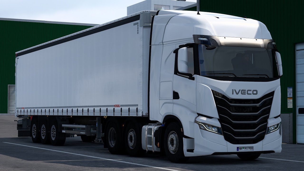 ETS2 v1.58 Open Beta No Mods Game Play! New Physics | München🇩🇪 to Wien🇦🇹 Iveco S-WAY