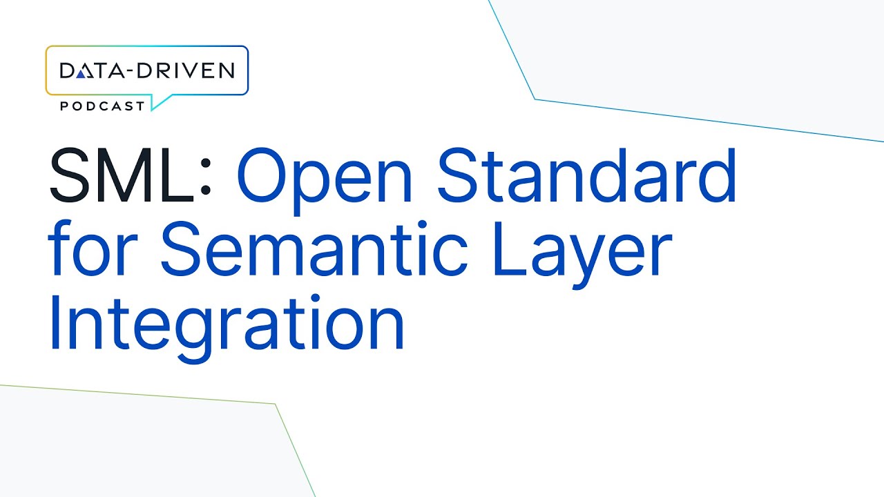 Introducing SML: Open Standard for Semantic Layer Integration | AtScale