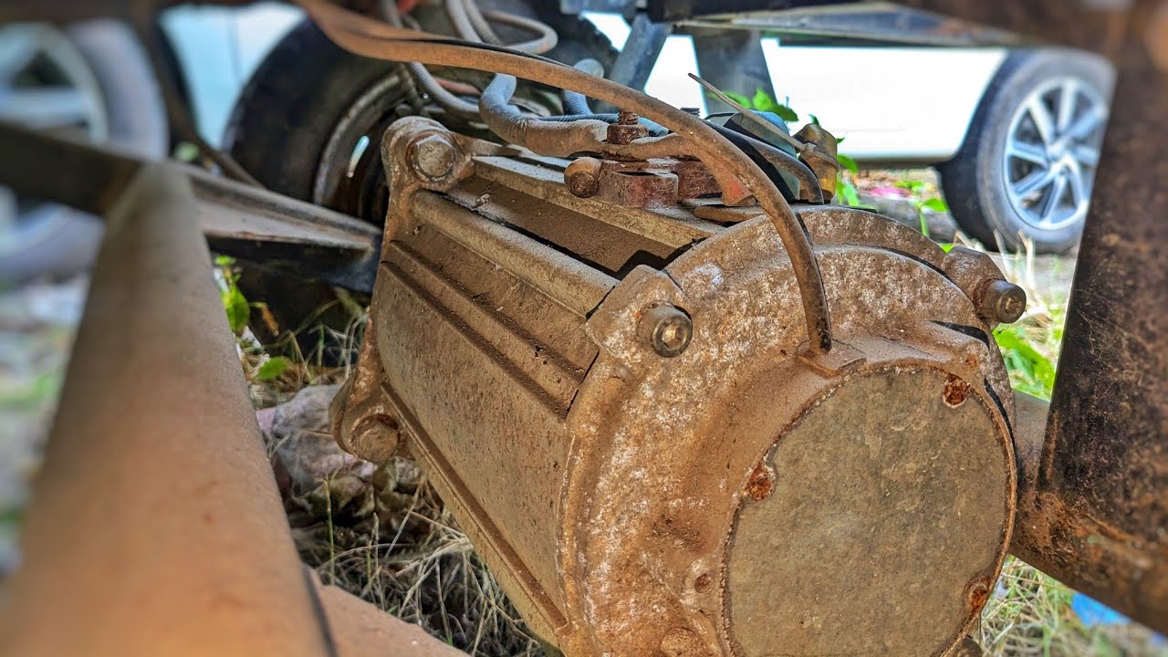 Abandon powerful electric rickshaw rebuild